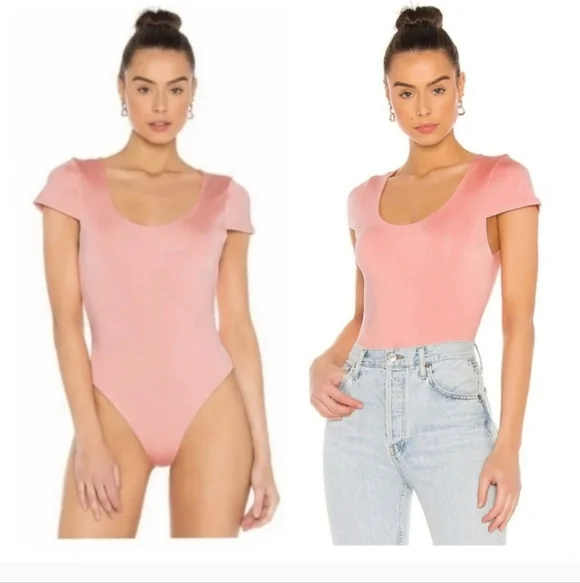 Alice + Olivia Jenara Cap Sleeve Bodysuit Size Small NWT - Picture 4 of 13